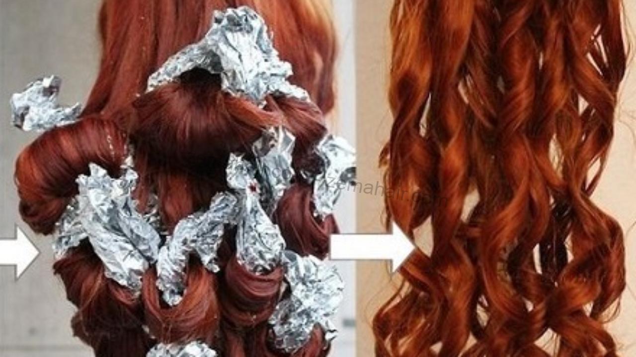 Một mái tóc uốn đẹp tự nhiên nhờ kết hợp giấy bạc