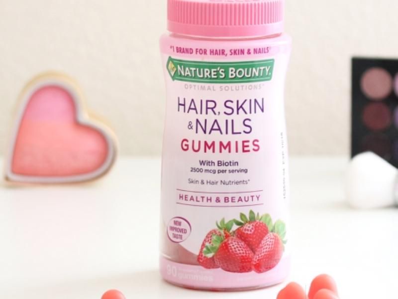 Kẹo Hair, Skin & Nails Gummies With Biotin